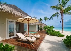 Deluxe Beach Villa with Pool Baglioni Maldives Luxury All Inclusive Resort 1