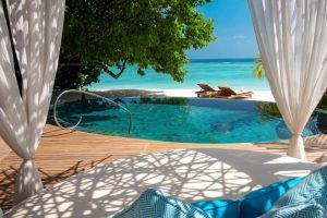 Residencia de playa de 1 dormitorio con piscina privada Isla Milaidhoo Maldivas 1