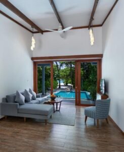 Sunset Two Bedroom Beach Villa with Pool Ifuru Island Maldives 4