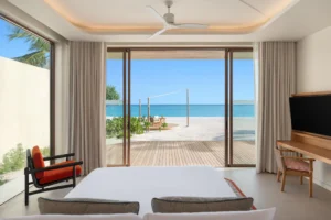 Three-Bedroom Sunset Beach Pool Residence Centara Grand Lagoon Maldives 0