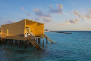 Overwater Sunrise Villa with Jacuzzi Centara Mirage Lagoon Maldives 3