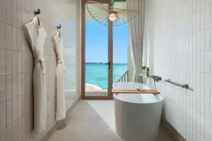 One-Bedroom Overwater Villa with Jacuzzi Centara Grand Lagoon Maldives 2
