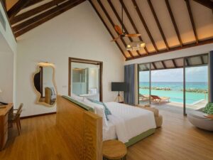 Two Bedroom Semi-Ocean Pool Villa Meyyafushi Maldives 3