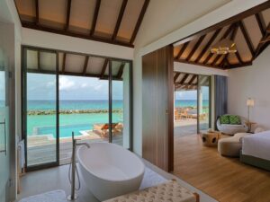 Two Bedroom Semi-Ocean Pool Villa Meyyafushi Maldives 4