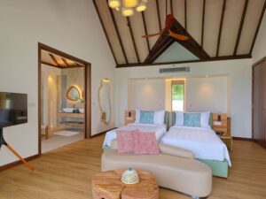 Two Bedroom Semi-Ocean Pool Villa Meyyafushi Maldives 8