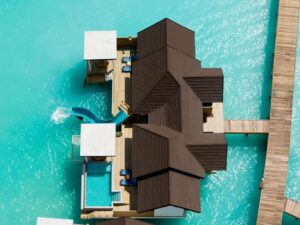 Two Bedroom Water Pool Villa with Slide Meyyafushi Maldives 3