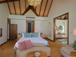 Two Bedroom Water Pool Villa with Slide Meyyafushi Maldives 8