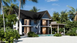 Three Bedroom Beach Pool Suite Meyyafushi Maldives 0