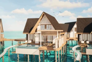 Water Pool Suite with Slide Meyyafushi Maldives 1