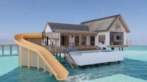 Water Pool Villa with Slide Rah Gili Maldives 0